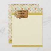 Geschäftspapier Einladung (Vorne/Hinten)