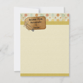 Geschäftspapier Einladung