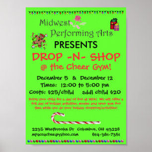 Geschäftsplakat des Tropfen-n Poster