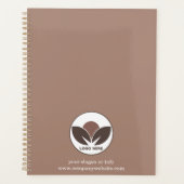 Geschäftsplan für benutzerdefinierte Logos | Mocha Planer (Vorderseite)