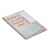 Geschäftsplan Notizblock (Rechte Seite)