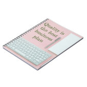 Geschäftsplan Notizblock (Linke Seite)