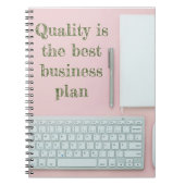 Geschäftsplan Notizblock (Vorderseite)