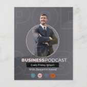 GESCHÄFTSPODCAST-FLYER FLYER (Vorne)