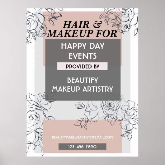 GESCHÄFTSPOSTER, EREIGNISPOSTER, KLEINE UNTERNEHME POSTER (Vorne)