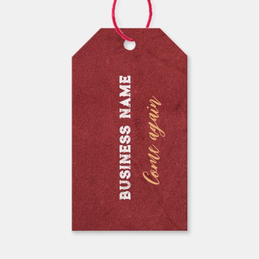 Geschäftspreis Geschenkanhänger (Vorderseite)