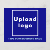 Geschäftsprodukte oder -dienstleistungen auf blaue flyer (Hinten)