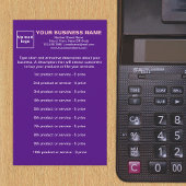 Geschäftsprodukte oder -dienstleistungen für Lila Briefpapier