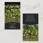 Geschäftsprofil Weinkellerei-Weinbergtraube Visitenkarte (Vorne/Hinten)