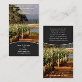 Geschäftsprofil Weinkellerei-Weinbergtraube Visitenkarte (Vorne/Hinten)