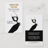 Geschäftsprofil Winemaker Sommelierwein Visitenkarte (Vorne/Hinten)