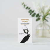 Geschäftsprofil Winemaker Sommelierwein Visitenkarte (Stehend Vorderseite)