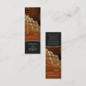 Geschäftsprofilweinkellereikeller-Weinbergtraube Mini Visitenkarte (Vorne/Hinten)