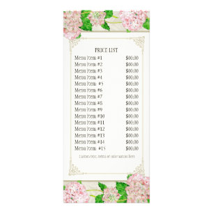 Geschäftsratgeber - Rose Hydrangea Florist Floral Werbekarte