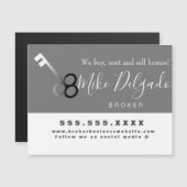 Geschäftsschlüssellogo für House Sales Rental Brok Magnetkarte (Vorne/Hinten)
