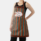Geschäftsschürze mit Chocolate Striped Cookie Desi Schürze (InSitu)