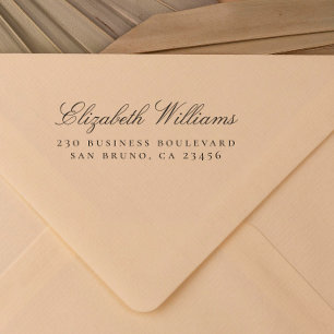 Geschäftsstelle   INDIVIDUELLE NAME RÜCKSENDEADRES Gummistempel