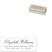 Geschäftsstelle | INDIVIDUELLE NAME RÜCKSENDEADRES Gummistempel (Stempel)