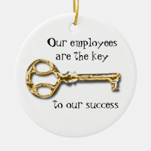 Geschäftsstelle Mitarbeiterbewertung Vielen Dank Keramik Ornament