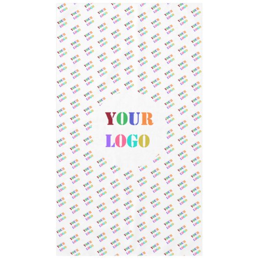 Geschäftstablett für kundenspezifische Firmenlogos Tischdecke (Vorderseite)