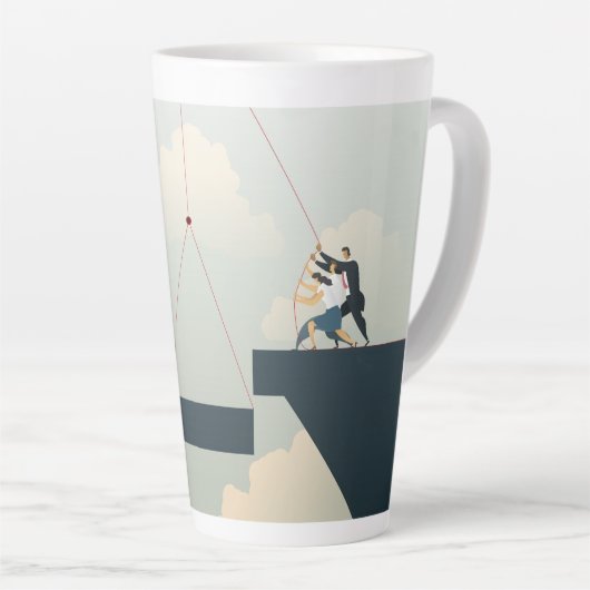 Geschäftsteam Milchtasse (Rechte Ecke)