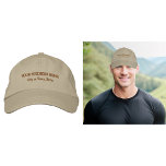 Geschäftstext bestickt mit Khaki Cap Bestickte Baseballkappe<br><div class="desc">Khaki Cap, die Sie anpassen können, indem Sie Ihren Firmennamen, Stadt oder Stadt und Staat. Der Text wird auf der Kappe bestickt. Sie können es in Ihre Werbeprodukte aufnehmen, Werbegeschenke oder Geschenke an Ihre Kunden oder Kunden, eine Marketing-Strategie, um Ihr Unternehmen zu werben oder Ihre Marke zu fördern. Anpassbare Kappe,...</div>