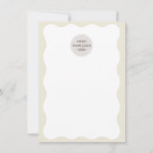 GESCHÄFTSTHANK IHNEN trendige elegante Serifenifen Dankeskarte (Rückseite)