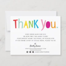 GESCHÄFTSTHANKE IHNEN viel Spaß mit leuchtend bunt