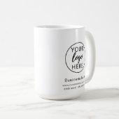 Geschäftstreffen für kundenspezifische Typografie Kaffeetasse (VorderseiteRechts)