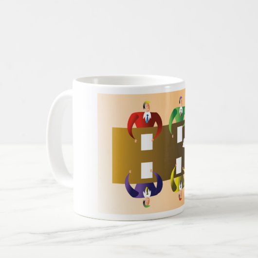 Geschäftstreffen Kaffeetasse (Vorderseite Links)