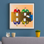 Geschäftstreffen Poster