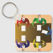 Geschäftstreffen Schlüsselanhänger (Vorderseite)