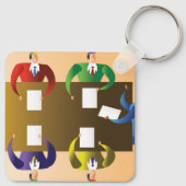 Geschäftstreffen Schlüsselanhänger (Rückseite)