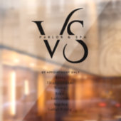 Geschäftstürfolie Fensteraufkleber (Blatt 2)