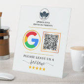 Geschäftsüberprüfungszeichen - Benutzerdefinierter Sockelschild (In Situ)