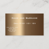 Geschäftsübliche Größe und Farben, Visitenkarte (Rückseite)