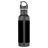 GESCHÄFTSUNTERNEHMEN LOGO BLACK CORPORATE GIFT MAR EDELSTAHLFLASCHE (Rückseite)
