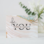 GESCHÄFTSUNTERNEHMENSBESCHEINIGUNG| für Sie (Stehend Vorderseite)