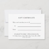 GESCHÄFTSUNTERNEHMENSBESCHEINIGUNG| für Sie (Rückseite)