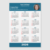 Geschäftsunternehmer 2026 Kalender Magnet (Vorderseite)