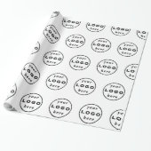 Geschäftsverpackungspapier mit individuellem Logo  Geschenkpapier (Ungerollt)