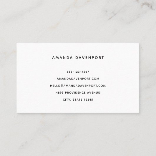 Geschäftsvorlage 2 visitenkarte (Rückseite)