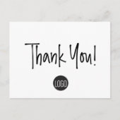 Geschäftsvorlage "Einfache Kundenbewertung" Postkarte (Vorderseite)