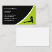 Geschäftsvorlage für moderne Fitnessen Visitenkarte (Vorne/Hinten)