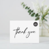 Geschäftsvorlage "Kundenaufwertung" Postkarte (Stehend Vorderseite)