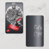 Geschäftswagen Tattoo Template Visitenkarte (Vorne/Hinten)