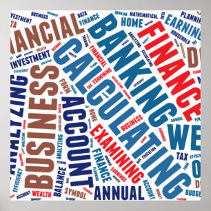 Geschäftswörter Poster