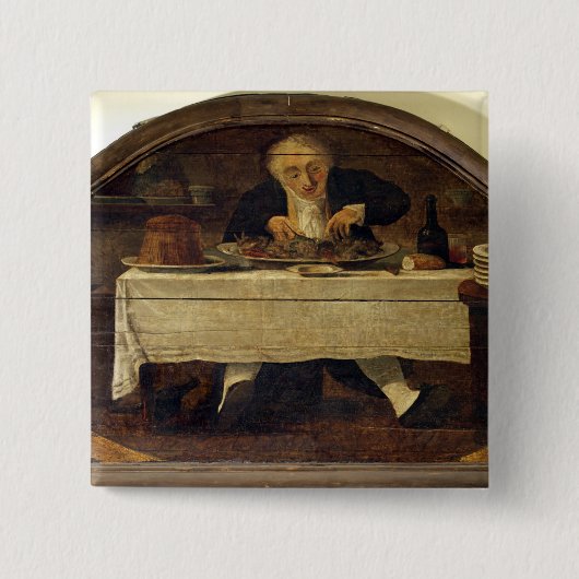 Geschäftszeichen des Au Gourmand', für Corcellet Button (Vorderseite)