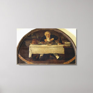 Geschäftszeichen des Au Gourmand', für Corcellet Leinwanddruck