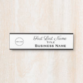 Geschäftszeichen für Bürotore Türschild (Vorderseite )